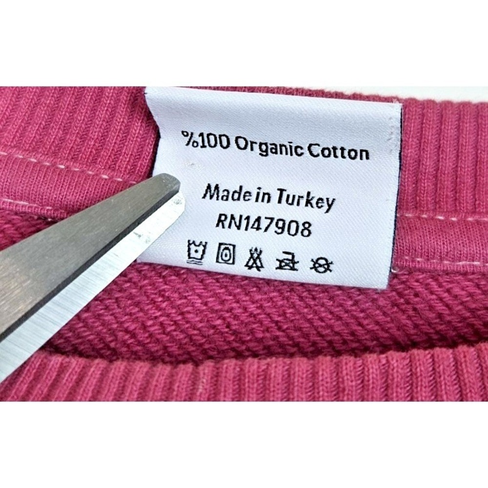 Outdoor Voices Cropped Crewneck Sweatshirt Organic Cotton Terry Lined Women's XL - Picture 6 of 9